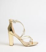 Whimsically Chic Butterfly Rhinestone Block Heels - Image 10