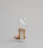 Clearly Chic Square Toe Block Heels - Image 4
