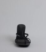 Out And About Strappy Thong Stiletto Mules - Image 7