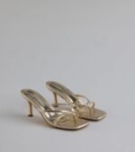 Out And About Strappy Thong Stiletto Mules - Image 9