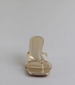 Out And About Strappy Thong Stiletto Mules - Image 11