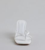 Out And About Strappy Thong Stiletto Mules - Image 3
