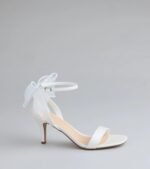 Sweet And Chic Tulle Bow Kitten Heels - Image 4