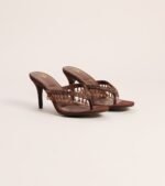 Glam On The Go Beaded Thong Mules - Image 3