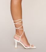 That's A Wrap Lace Up Stiletto Heels - Image 3