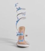 Mythical Babe Butterfly Rhinestone Spiral Stiletto Heels - Image 6