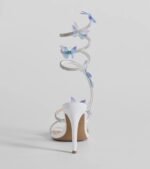 Mythical Babe Butterfly Rhinestone Spiral Stiletto Heels - Image 8
