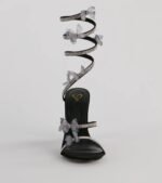 Mythical Babe Butterfly Rhinestone Spiral Stiletto Heels - Image 3