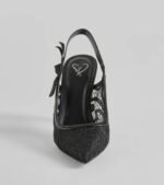 Sweet Cuties Lace Slingback Stiletto Pumps - Image 8