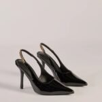 Sleek Strut Slingback Stiletto Pumps