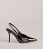 Sleek Strut Slingback Stiletto Pumps - Image 2