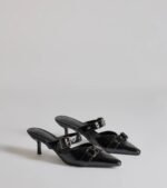 Chic Strut Faux Leather Stiletto Heels - Image 5