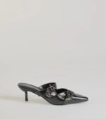 Chic Strut Faux Leather Stiletto Heels - Image 6