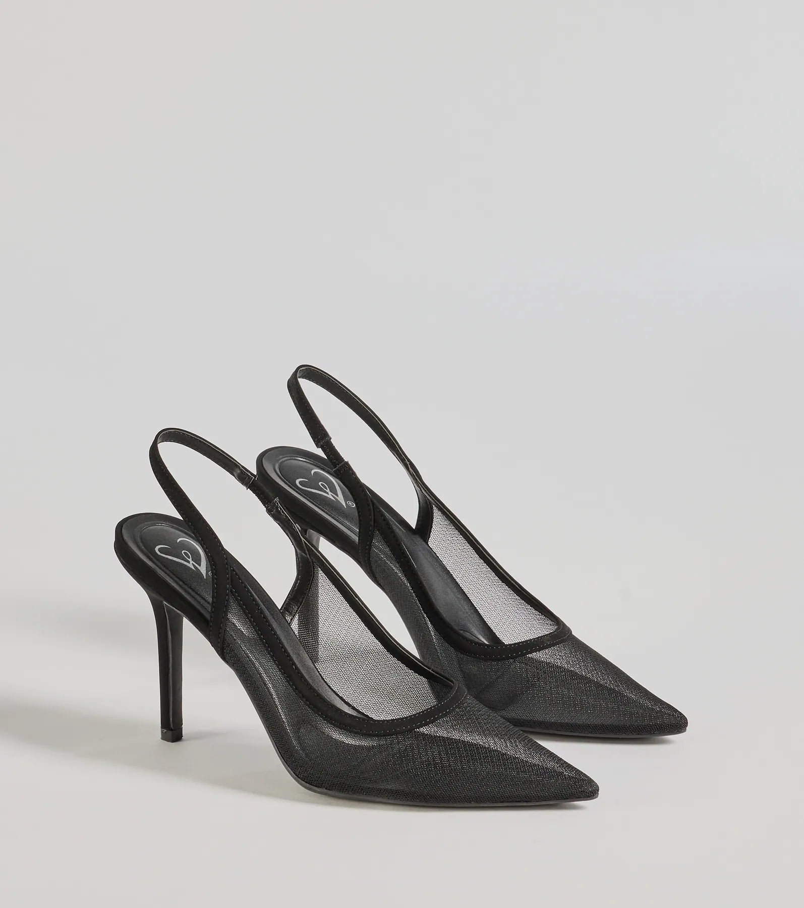 07401-5138_1_BLACK_MakeYourMarkSlingbackStilettoHeels Make Your Mark Slingback Stiletto Heels - Image 1