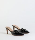 Sweetest Gift Closed Toe Bow Stiletto Pumps