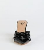 Sweetest Gift Closed Toe Bow Stiletto Pumps - Image 3