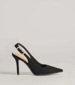 Classically Chic Buckle Slingback Pumps - Image 2