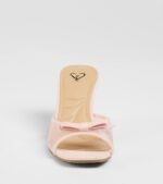 Adorable Bow Mesh Strap Stiletto Mules - Image 7