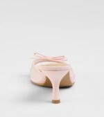 Adorable Bow Mesh Strap Stiletto Mules - Image 8