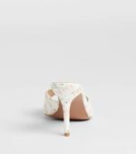 Flourishing Rose Floral Stiletto Mules - Image 4