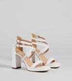 Stylish Steps Strappy Platform Heels