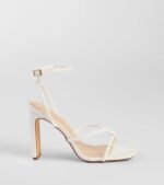 So Elegant Twist Strappy Block Heels - Image 6