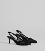 Poised Perfection Pointy Kitten Heel Pumps - Image 5