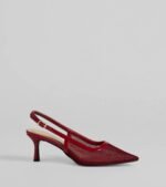 Poised Perfection Pointy Kitten Heel Pumps - Image 2