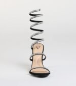 Girly Vibes Rhinestone Spiral Heels - Image 3