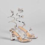 Flutter And Shine Spiral Block Heels