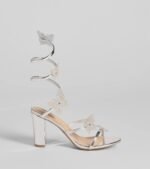 Flutter And Shine Spiral Block Heels - Image 2