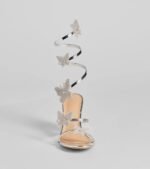 Flutter And Shine Spiral Block Heels - Image 3