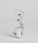 Flutter And Shine Spiral Block Heels - Image 4