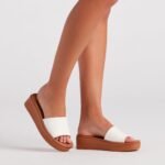 Coastal Babe Slip-On Wedge Sandals