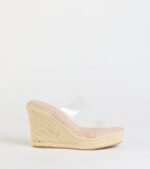 Stylish Transparency Espadrille Wedges - Image 2