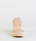 Stylish Transparency Espadrille Wedges - Image 3