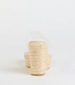 Stylish Transparency Espadrille Wedges - Image 4
