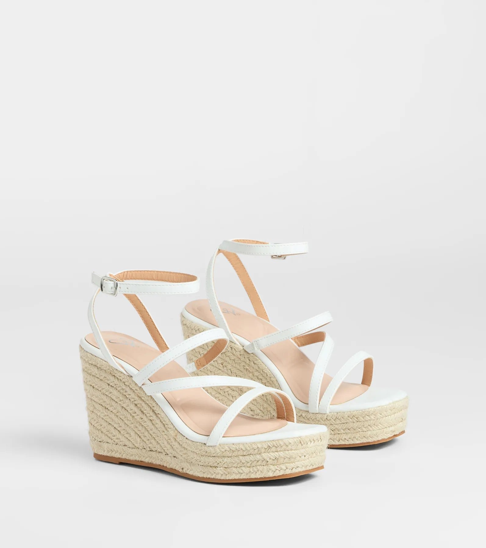 07406-0363_1_WHITE_PUASYMUPPERPLATFORM074060363010 Sunny Fave Espadrille Platform Wedges - Image 1